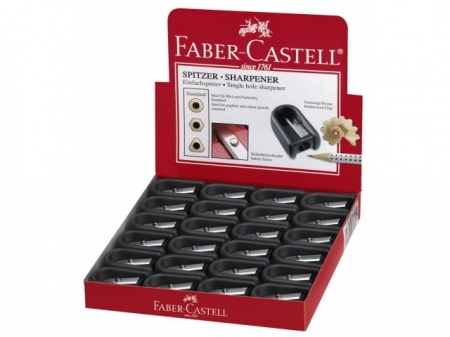 Ascutitoare Plastic Simpla Cu Cauciuc Faber-Castell