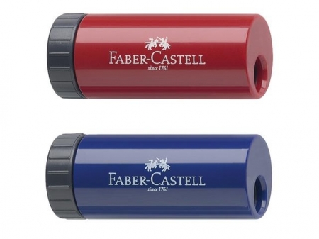 Ascutitoare Plastic Simpla Cu Container Faber-Castell