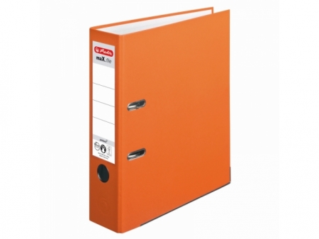 BIBLIORAFT A4 8CM PP ORANGE HERLITZ