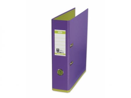 Biblioraft A4, plastifiat PP/PP, 80 mm, ELBA MyColour - violet deschis/verde deschis