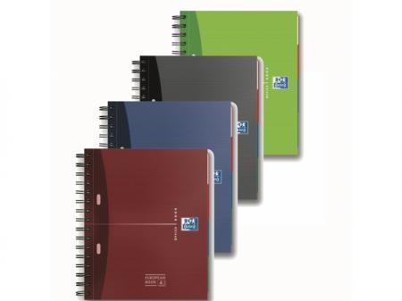 Caiet Birou Spira A4 120 File Cartonat 4 Sub Essentials Oxford
