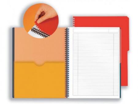 Caiet Birou Spira A4+ 80 File 4 Perf PP ActiveBook Oxford