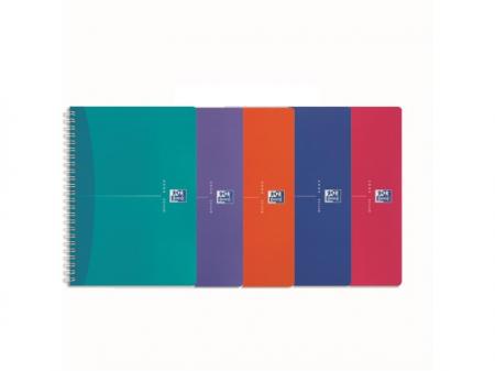 Caiet Birou Spira A4 90 File PP My Colors Oxford