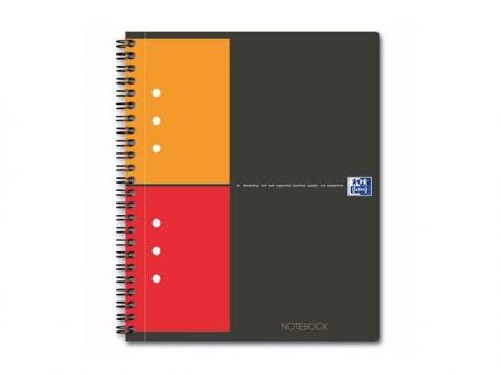 Caiet Birou Spira A5+ 80 File Twin-Wire Oxford