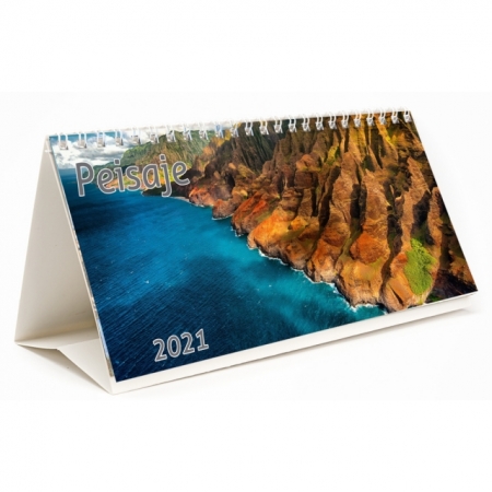 Calendar de birou cu imagini Peisaje 2022
