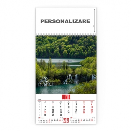 Calendar de perete cu imagini Cascade 2022