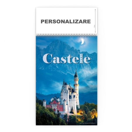 Calendar de perete cu imagini Castele 2022