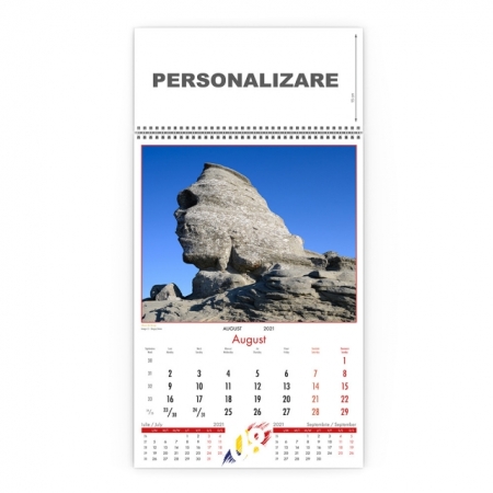 Calendar de perete cu imagini Romania 2022