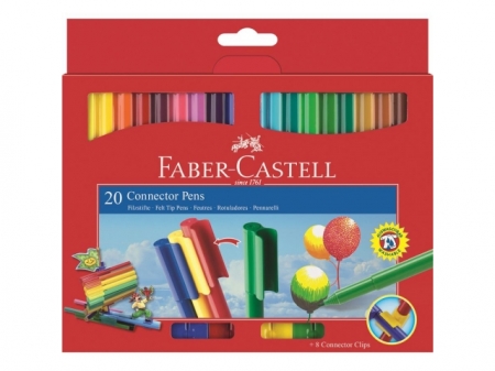 Carioca Connector 20 culori Faber-Castell