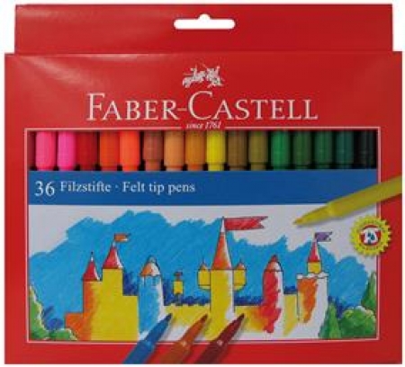 Carioci 36 culori Faber-Castell