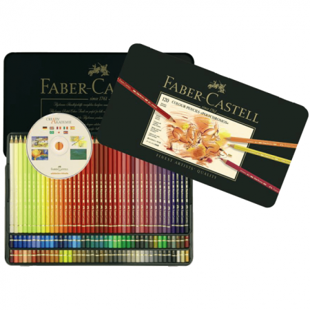 CREIOANE COLORATE 120 CULORI POLYCHROMOS FABER-CASTELL