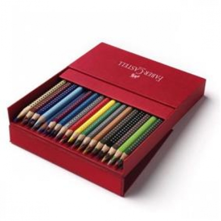 Creioane Colorate Grip 2001 Faber-Castell, 36 culori, cutie cadou