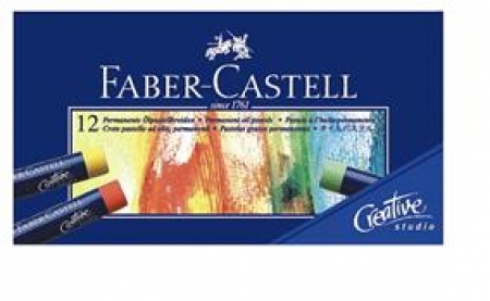 Creioane Ulei Pastel 12 culori Faber-Castell 