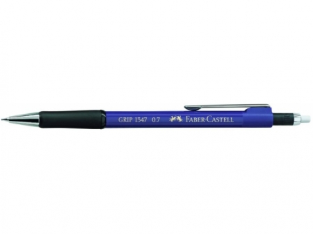 Creion mecanic 0.7 mm albastru inchis Grip 1347 Faber-Castell