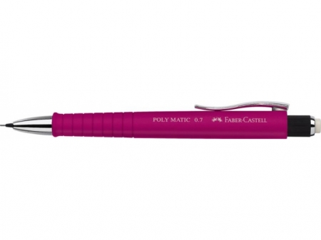 Creion Mecanic 0.7Mm Poly Matic Roz Faber-Castell