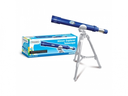 Discovery - Telescop astronomic, 30mm, 15X, trepied din aluminiu