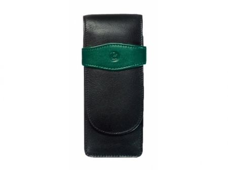 ETUI DE PIELE TG32 3 INSTRUMENTE,NEGRU/VERDE