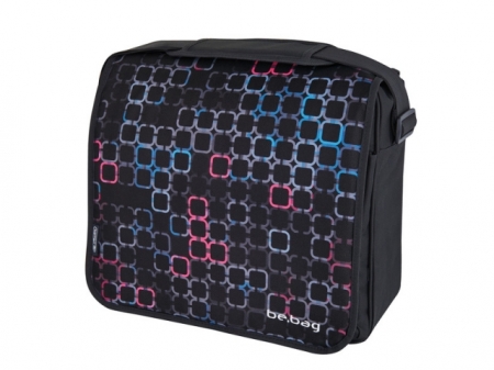 GEANTA DE UMAR MESSENGER BE.BAG, MOTIV SQUARES