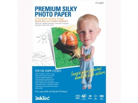Hartie foto A4 premium silky Inktec