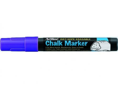 Marker cu creta ARTLINE, pentru table de scris, varf 12.0mm - violet