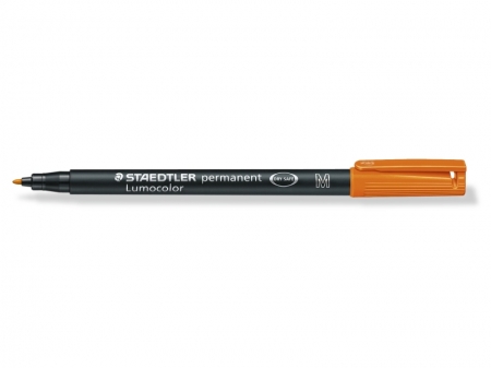 MARKER PERM M 1mm ORANGE