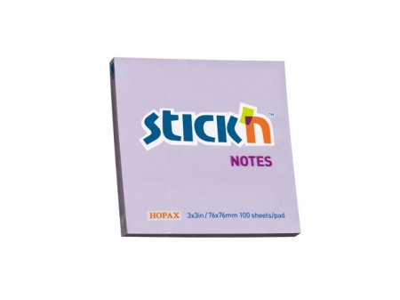 Notes autoadeziv 76 x  76 mm, 100 file, Stick