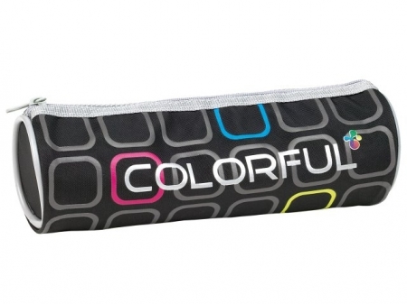 Penar cilindric cu fermoar, ALPINO Colorful