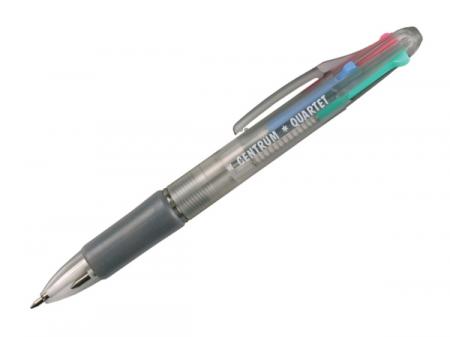 Pix automatic cu grip 4 mine (albastru, negru, rosu, verde), QUARTET