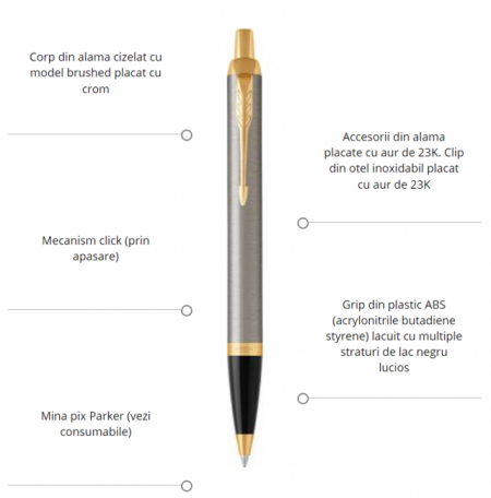 Pix Parker IM Royal Brushed Metal GT