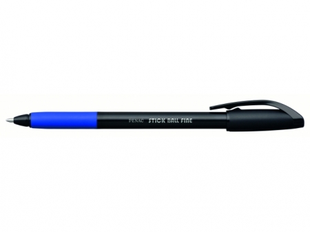 Pix PENAC Stick ball, rubber grip, 0.7mm - scriere albastra