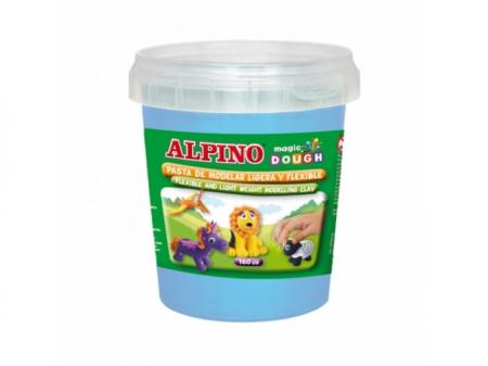 Plastilina magica, 160 grame/cutie, ALPINO - bleu