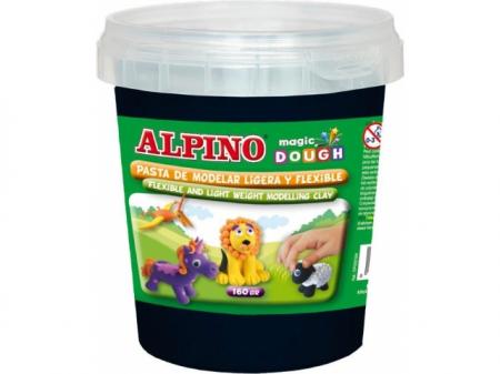 Plastilina magica, 160 grame/cutie, ALPINO - neagra