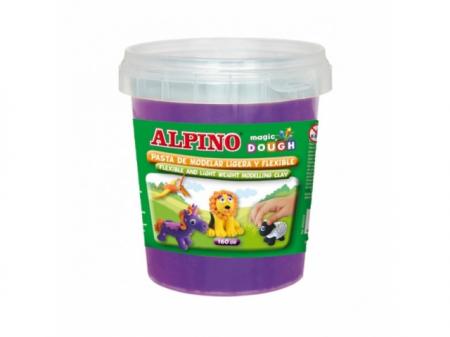 Plastilina magica, 160 grame/cutie, ALPINO - violet