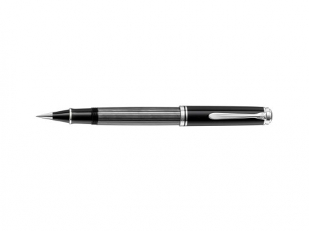 ROLLER SOUVERAN R805 STRESEMAN, ACCESORII PLACATE CU PALADIU, CORP NEGRU/DUNGI