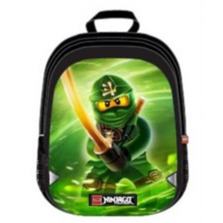 Rucsac extins LEGO V-Line - design verde NinjaGo Lloyd