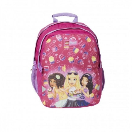 Rucsac gradinita Ergo LEGO Core Line - design roz Friends Cupcake