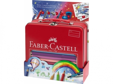 Set Cadou Desen Si Pictura Jumbo Grip Faber-Castell