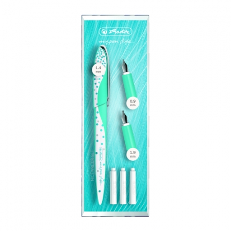 STILOU MY.PEN STYLE CALIGRAFIE+3 PENITE, DIMENSIUNE 0,9/1,4/1,9, FROZEN GLAM - CUTIE ELEGANTA DIN PLASTIC