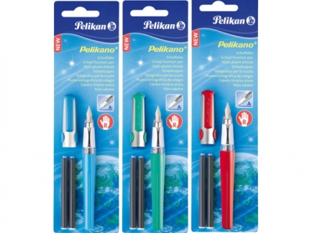 STILOU PELIKANO PENITA L GRIP STANGACI 2 PATROANE MARI CULORI ASORTATE BLISTER