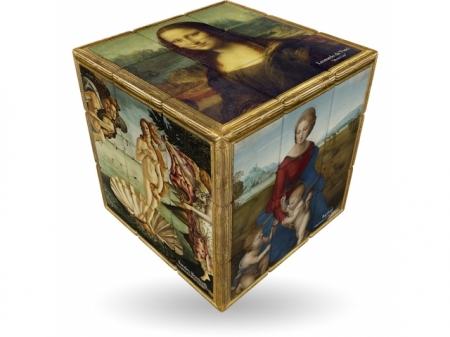V-cube, 3 randuri, colturi drepte, Renaissance